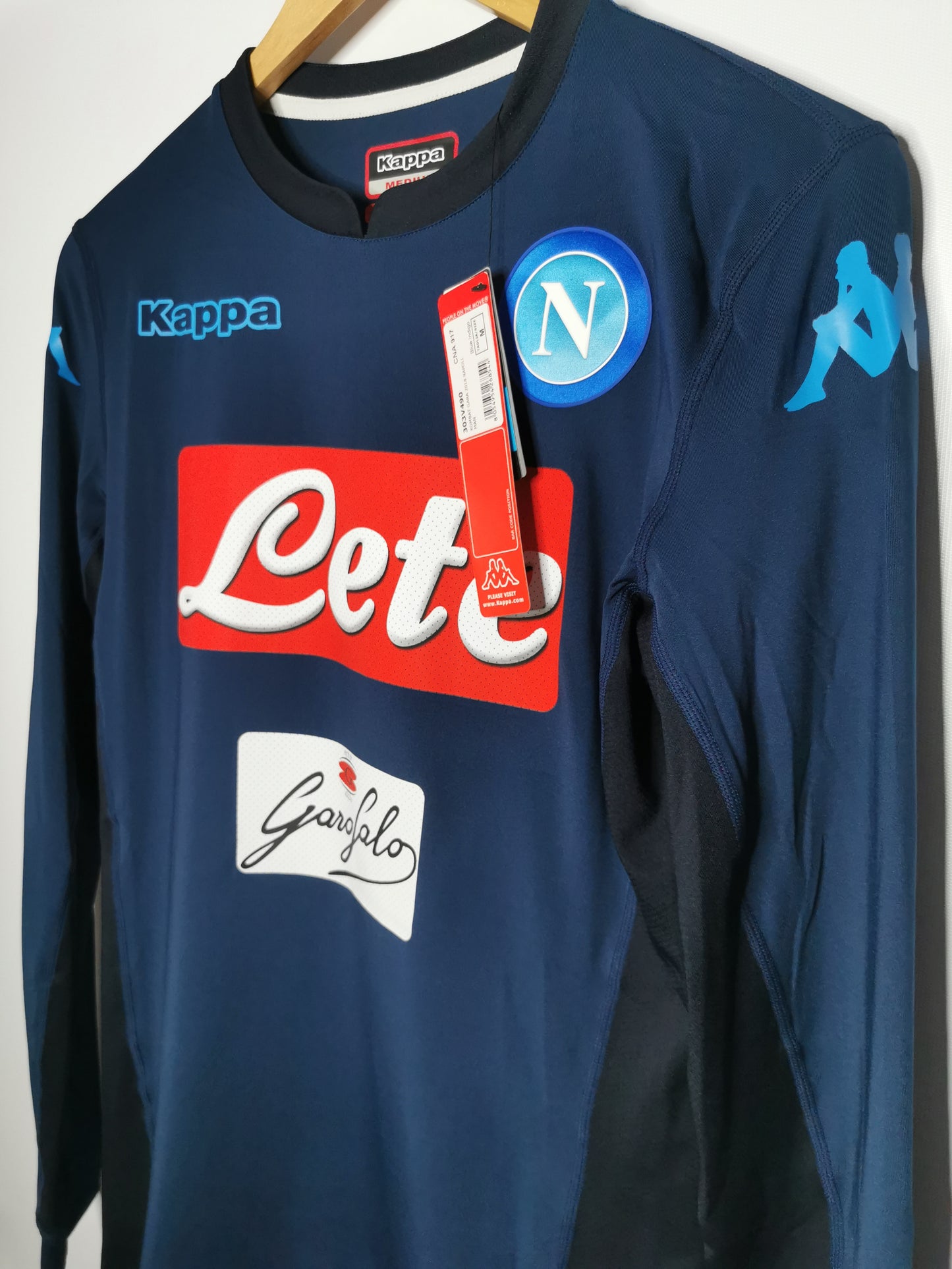 2017 Napoli Third Long Sleeve Player Spec, Medium (fits Small), BNWT