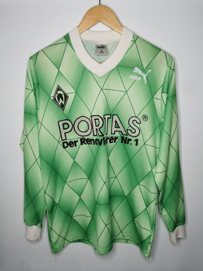 1989 Werder Bremen Away Long Sleeve, Medium