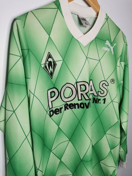 1989 Werder Bremen Away Long Sleeve, Medium