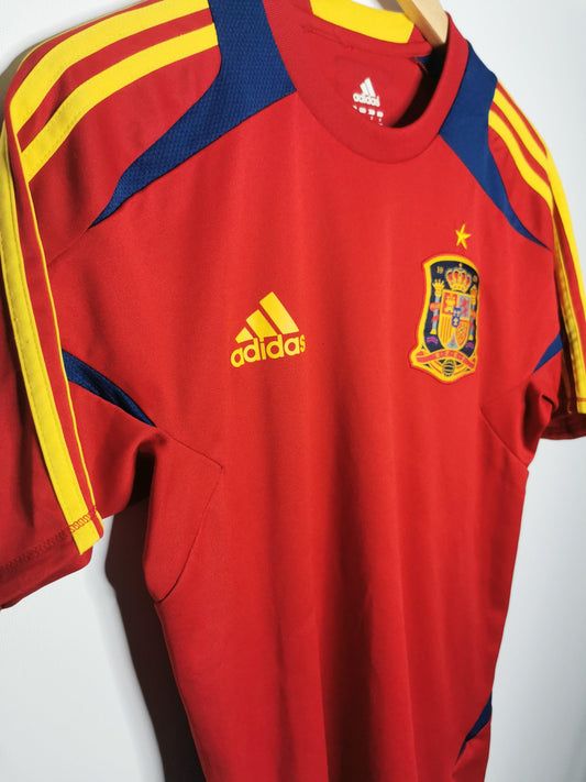 Authentic Spain 2012 Adidas Short Sleeve Player Spec Football Training Top (Image 2)
