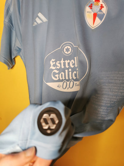 2023 Celta Vigo Home Fran Beltran matchworn & signed vs Valencia