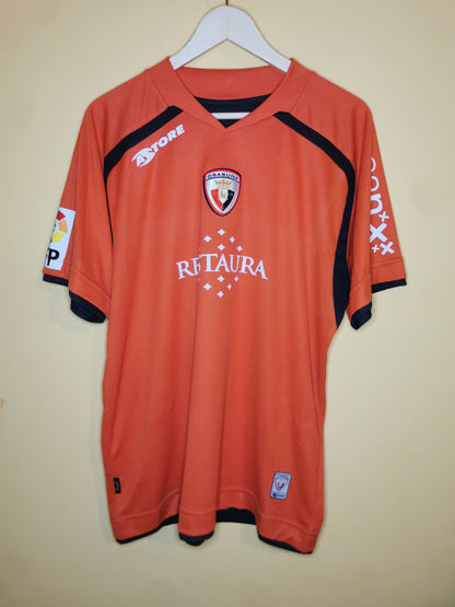 2007 Osasuna Away Walter Pandiani matchworn vs Barcelona
