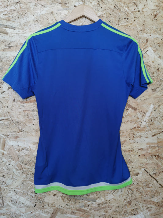 Authentic Ajax 2015 Adidas Short Sleeve Football Training Top (Image 2)
