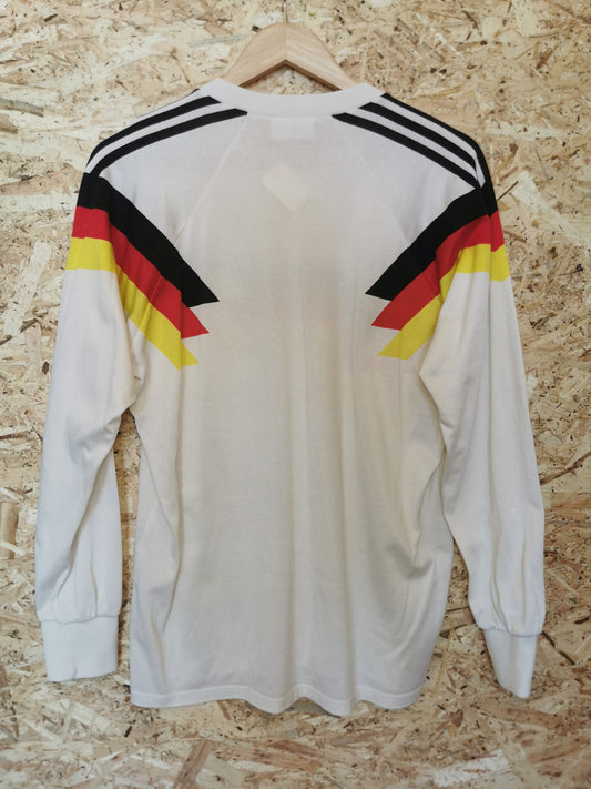 Authentic 1990 Germany Home Long Sleeve South American Version (Image 2)