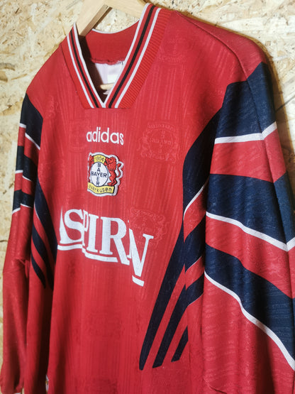 1996 Bayer Leverkusen Home Long Sleeve #8, X Large