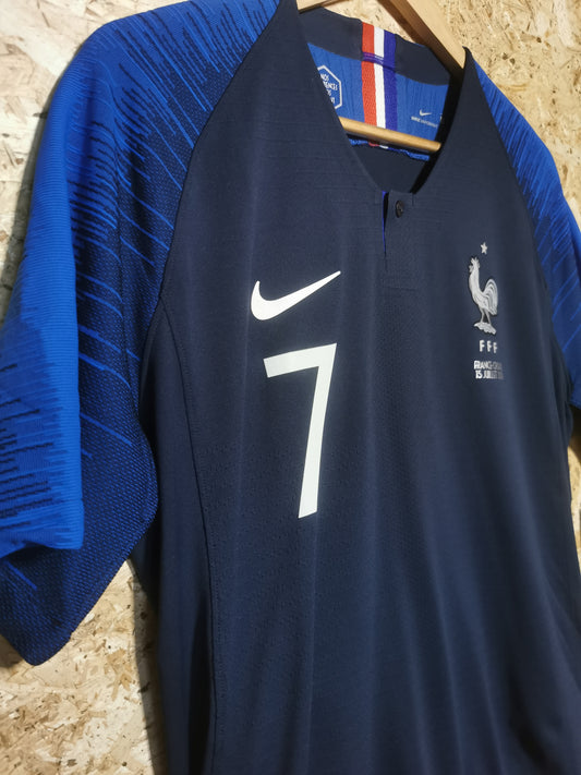 Authentic 2018 France Home Player Spec 'Griezmann 7' (Image 2)
