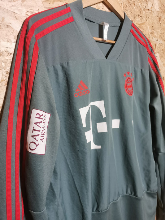 Authentic Bayern Munich 2018 Adidas Long Sleeve Kitroom Issued Football Training Top (Image 2)