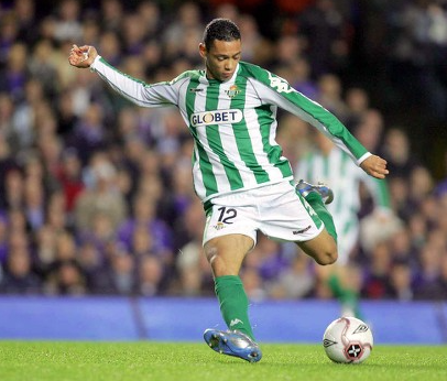 2005 Real Betis Home Long Sleeve Matchworn 'R. Oliveira 12' vs Chelsea (19th Oct 2005)