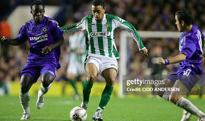 2005 Real Betis Home Long Sleeve Matchworn 'R. Oliveira 12' vs Chelsea (19th Oct 2005)
