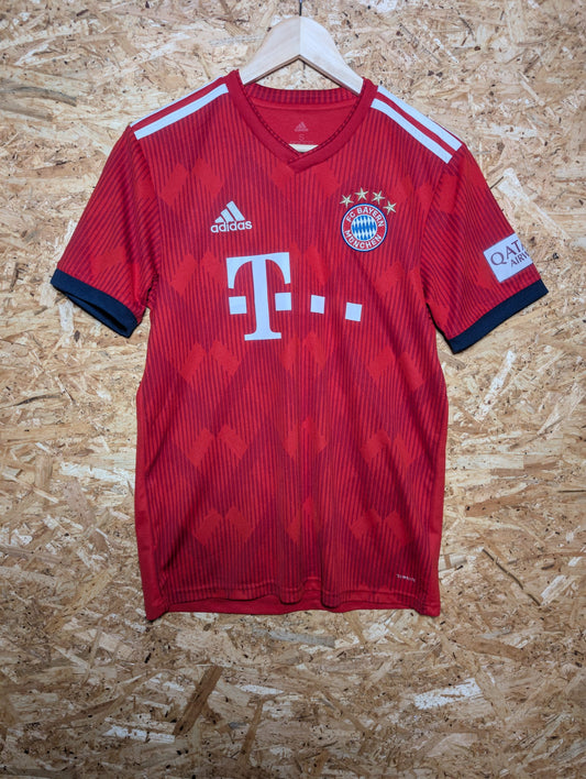 Authentic Bayern Munich 2018 Adidas Home Football Shirt 'Müller 13' Signed (Image 1)