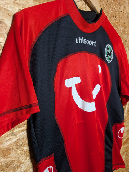 Authentic Nürnberg 2002 Uhlsport Red Home Football Shirt, Small (Image 6)