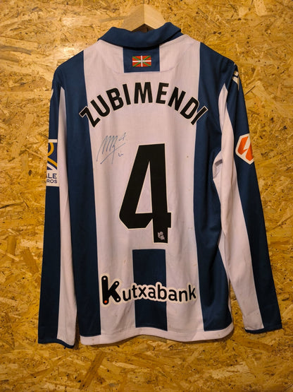 Martin Zubimendi Matchworn & Signed Real Sociedad Home 2024 vs Espanyol