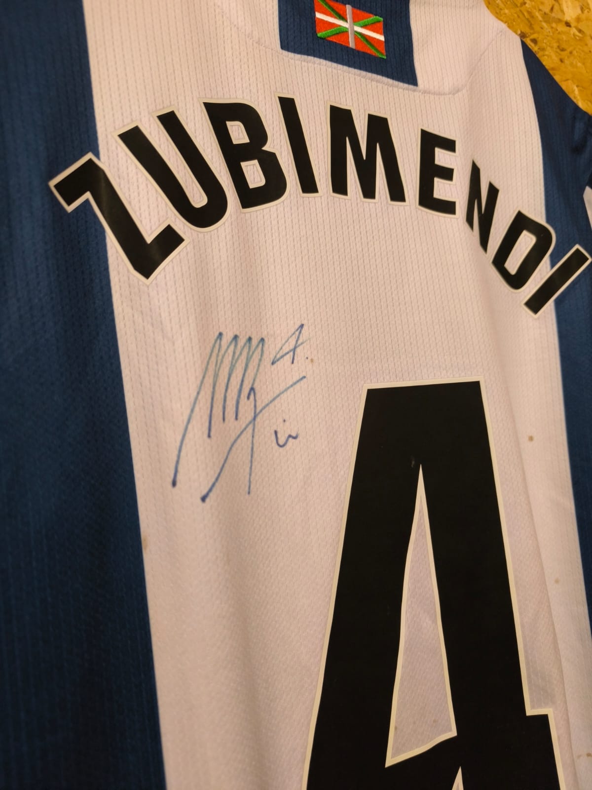 Martin Zubimendi Matchworn & Signed Real Sociedad Home 2024 vs Espanyol