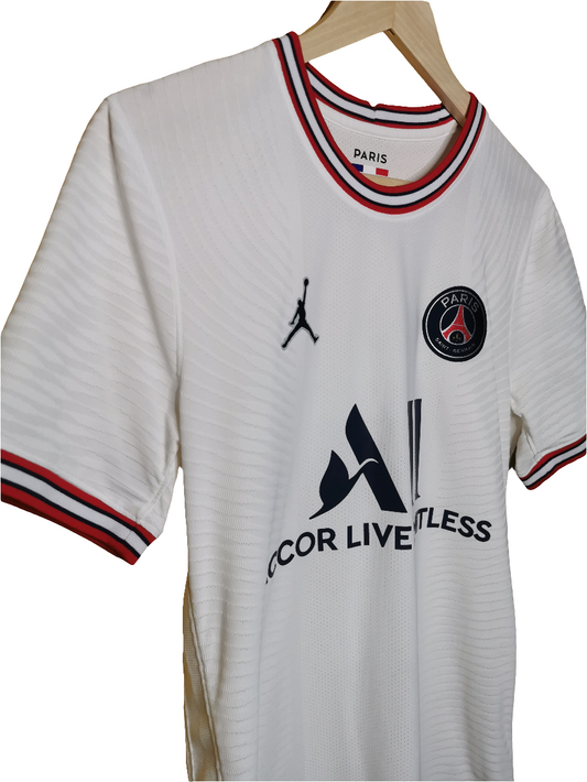 Authentic 2021 PSG Fourth Player Spec 'Mbappe 7' (Rear View)