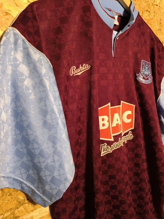 Authentic 1990 West Ham Home (Image 2)