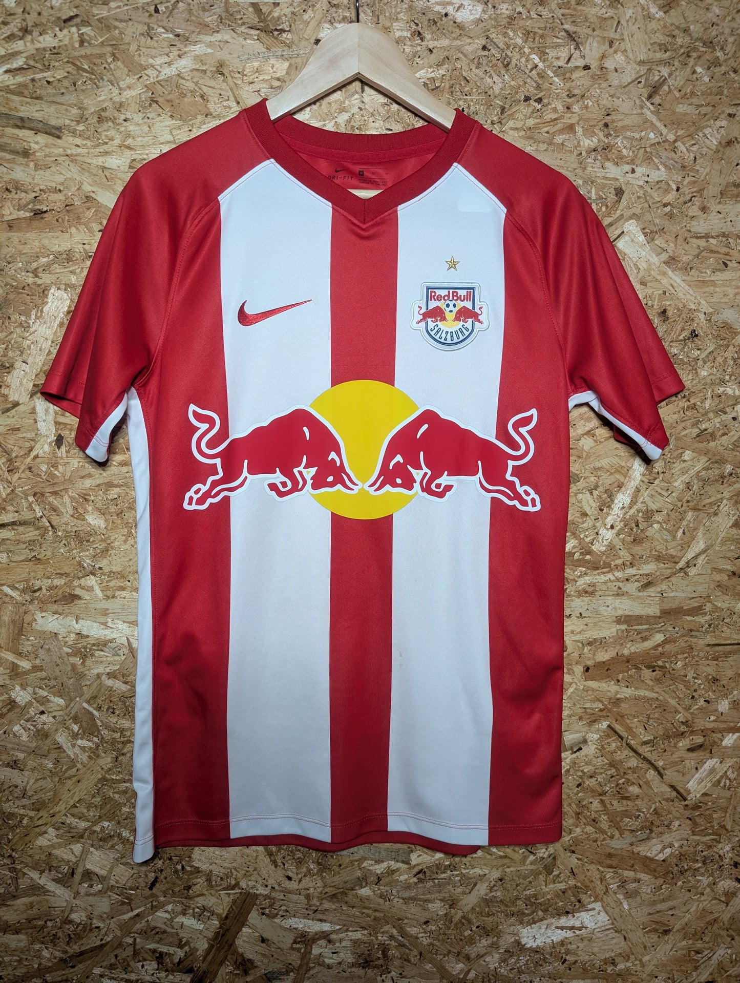 Authentic Red Bull Salzburg 2019 Nike Home Football Shirt 'Haaland 30' (Image 1)