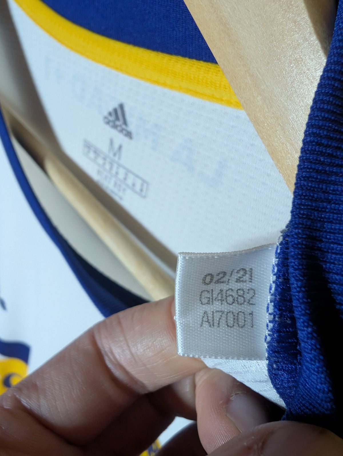 Boca Juniors 2020 Adidas Kitroom Issue Away Football Shirt, Medium (Image 5)