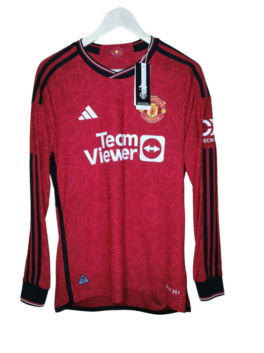 2023 Man United Home Long Sleeve Player Spec 'Hojlund 11', Medium, BNWT