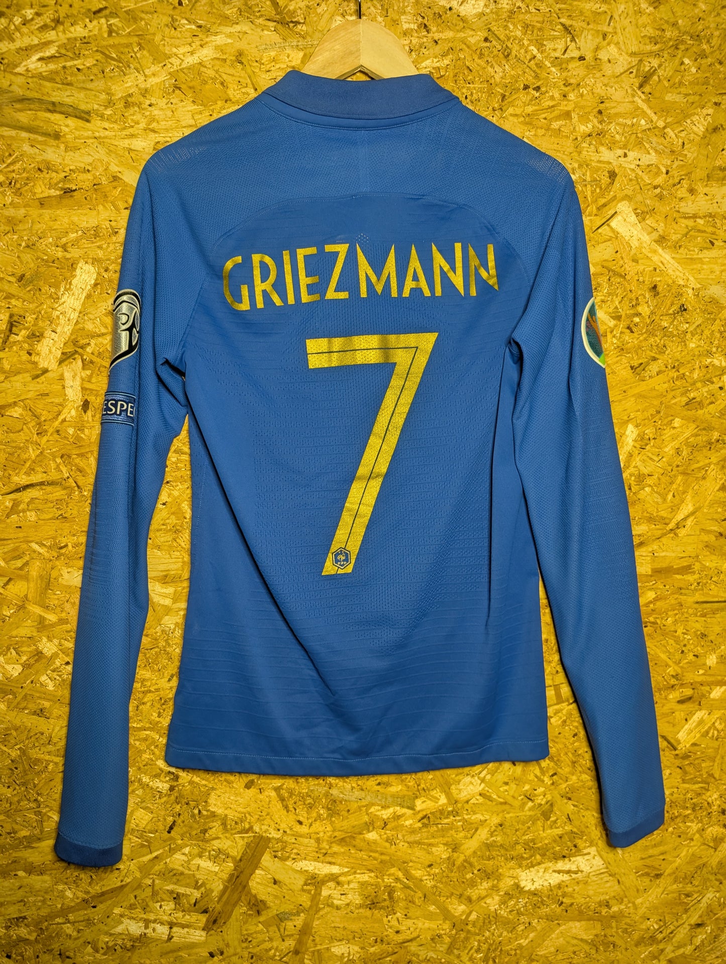 Authentic France 2019 Nike Home Centenary Limited Edition Long Sleeve 'Griezmann 7' Player Spec Football Shirt - Image 2