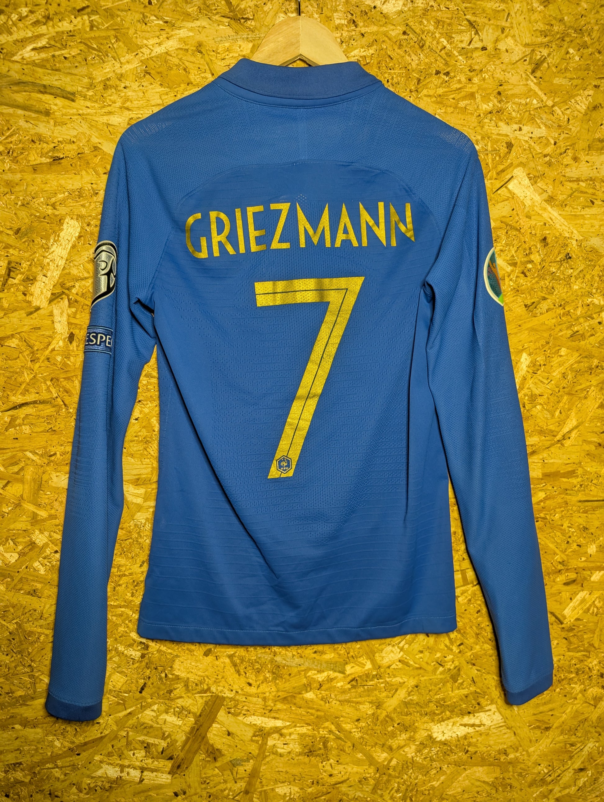 Authentic France 2019 Nike Home Centenary Limited Edition Long Sleeve 'Griezmann 7' Player Spec Football Shirt - Image 2
