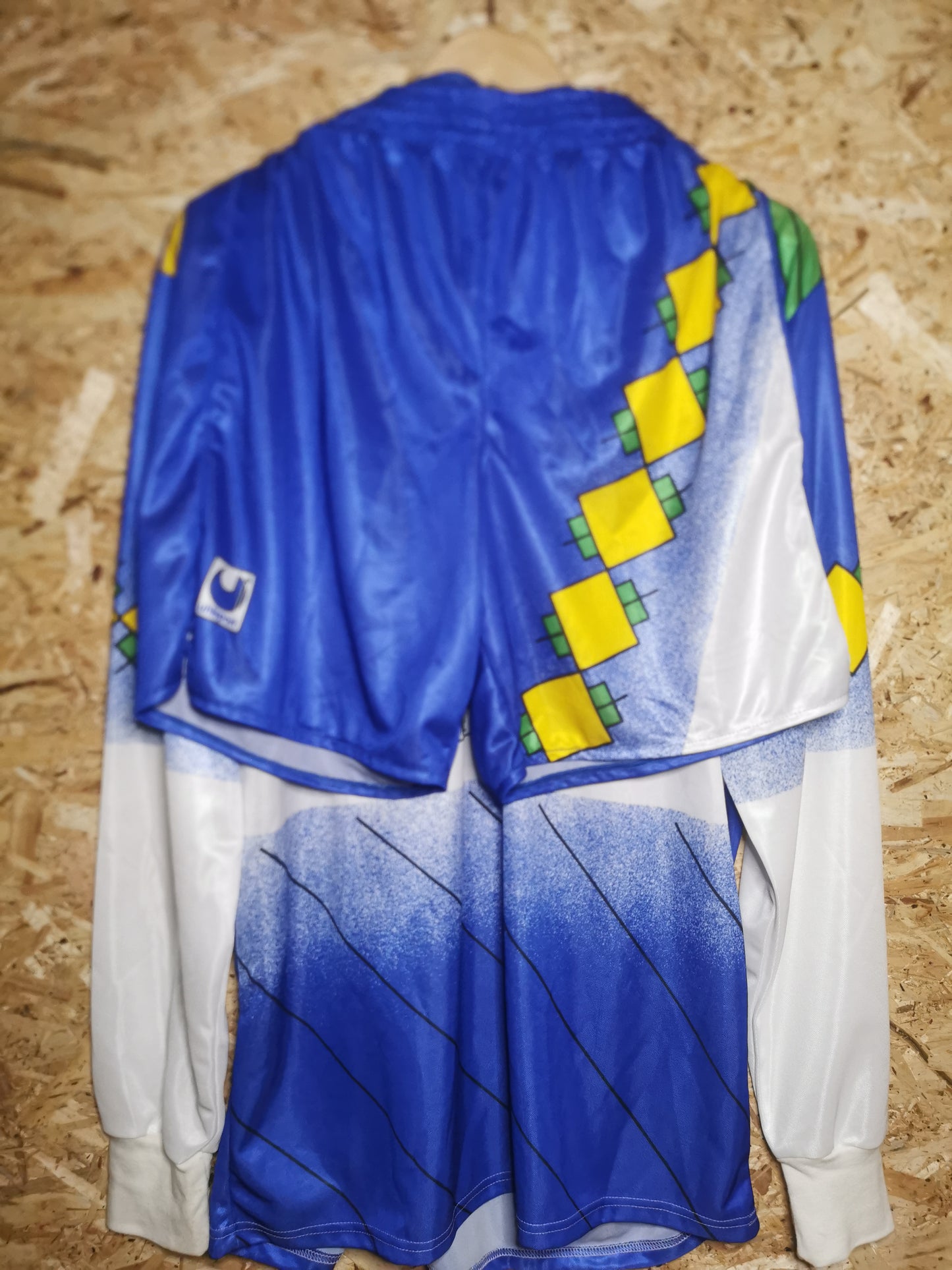 1991 Kaiserslautern Fourth Long Sleeve shirt & shorts, X Large (fits as Large)