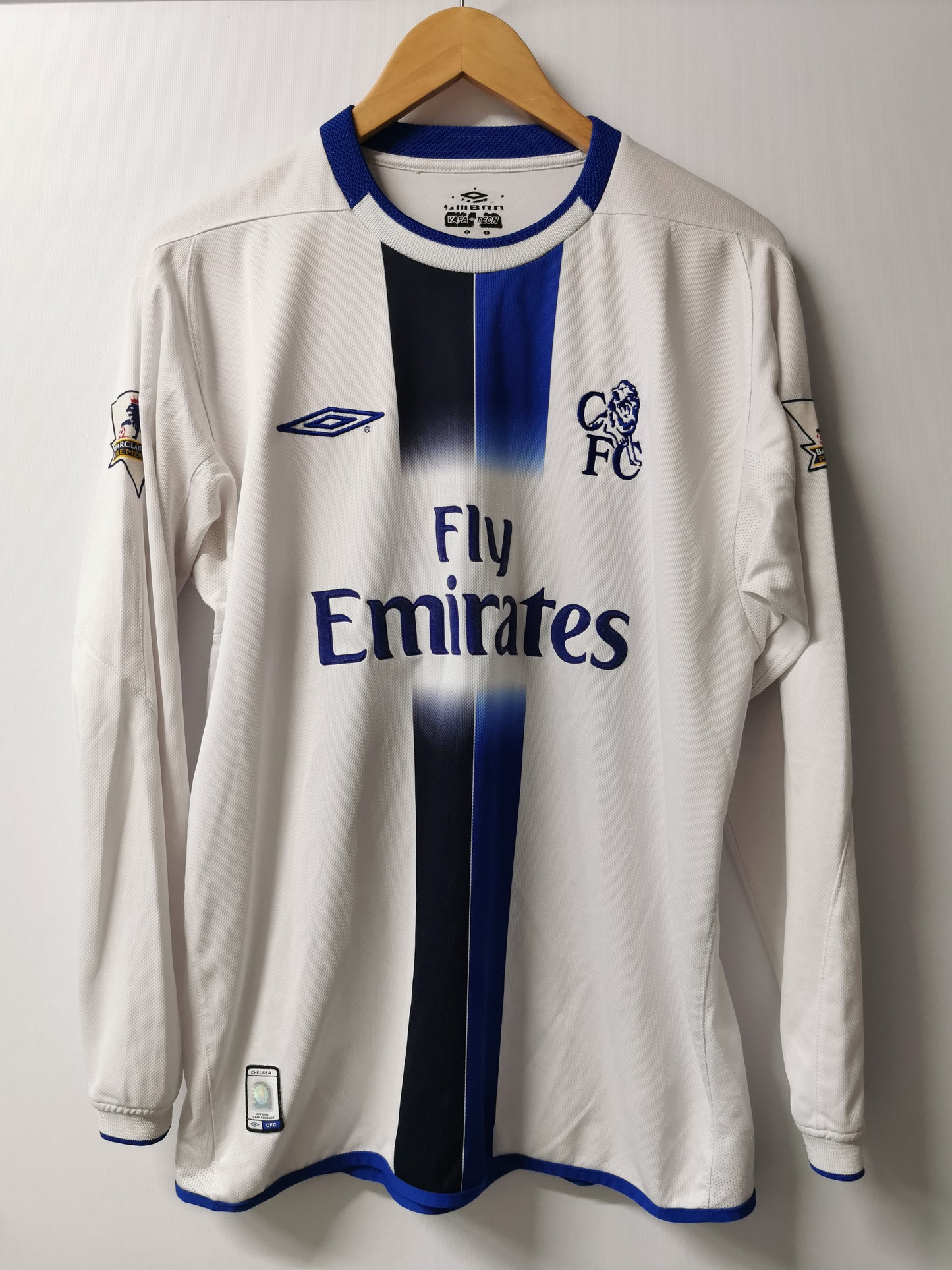 2003 Chelsea Away Long Sleeve 'Crespo 21', Medium