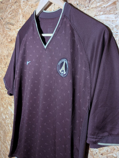 Authentic PSG 2006 Nike Brown Away Football Shirt, Large (Image 4)