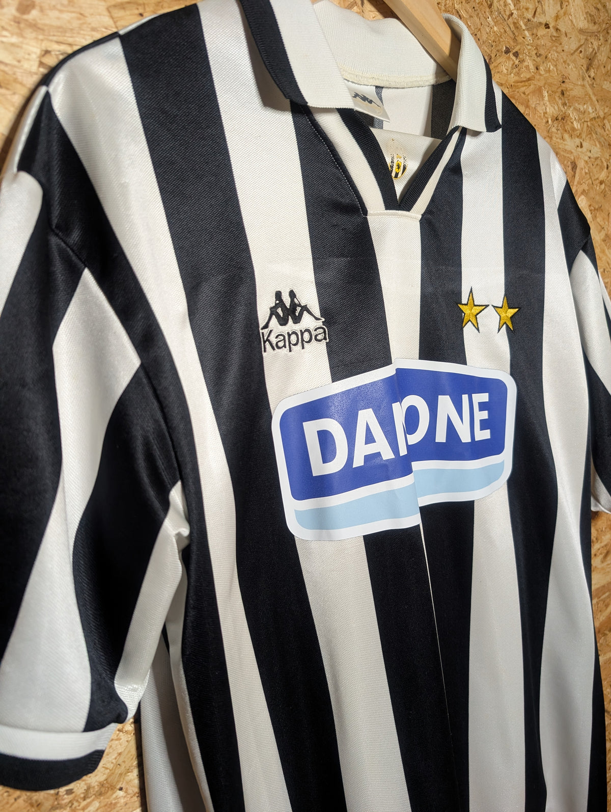 Authentic Juventus 1994 Kappa Black and White Home Football Shirt (Image 3)