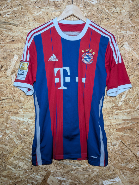 Authentic Bayern Munich 2014 Adidas Home Football Shirt 'Schweinsteiger 31' (Image 1)