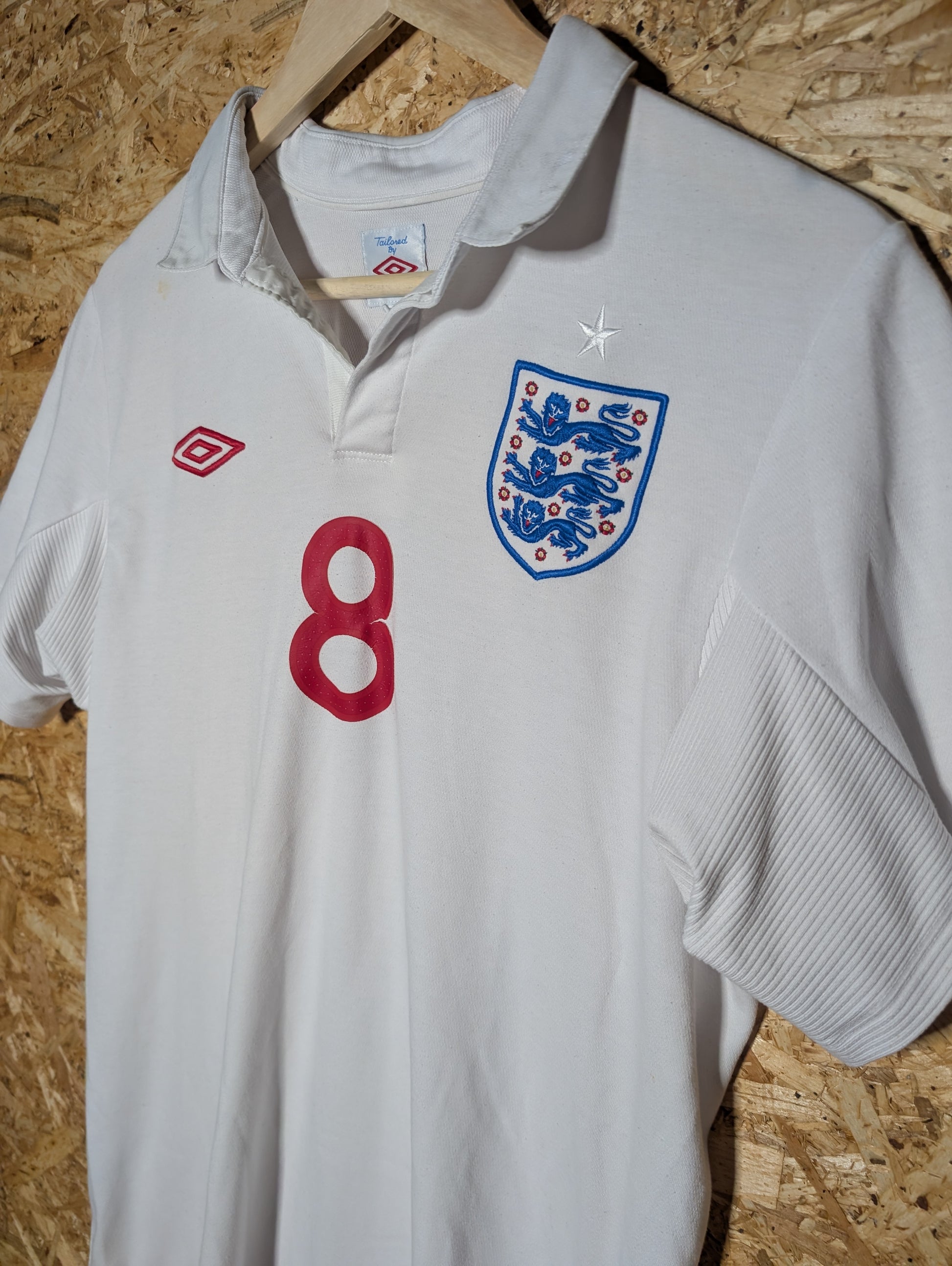 Authentic England 2010 Umbro Home 'Lampard 8' Authentic Football Shirt - Image 4