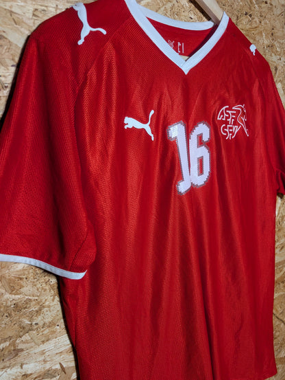 2008 Switzerland Home Match Issued & Signed 'Barnetta 20'