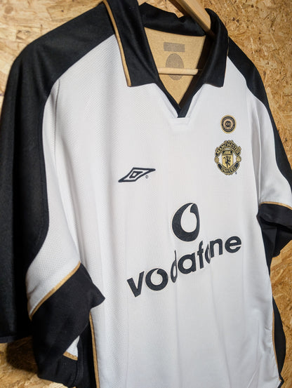 Manchester United Away 2001 Umbro Reversible Authentic Football Shirt, X Large
