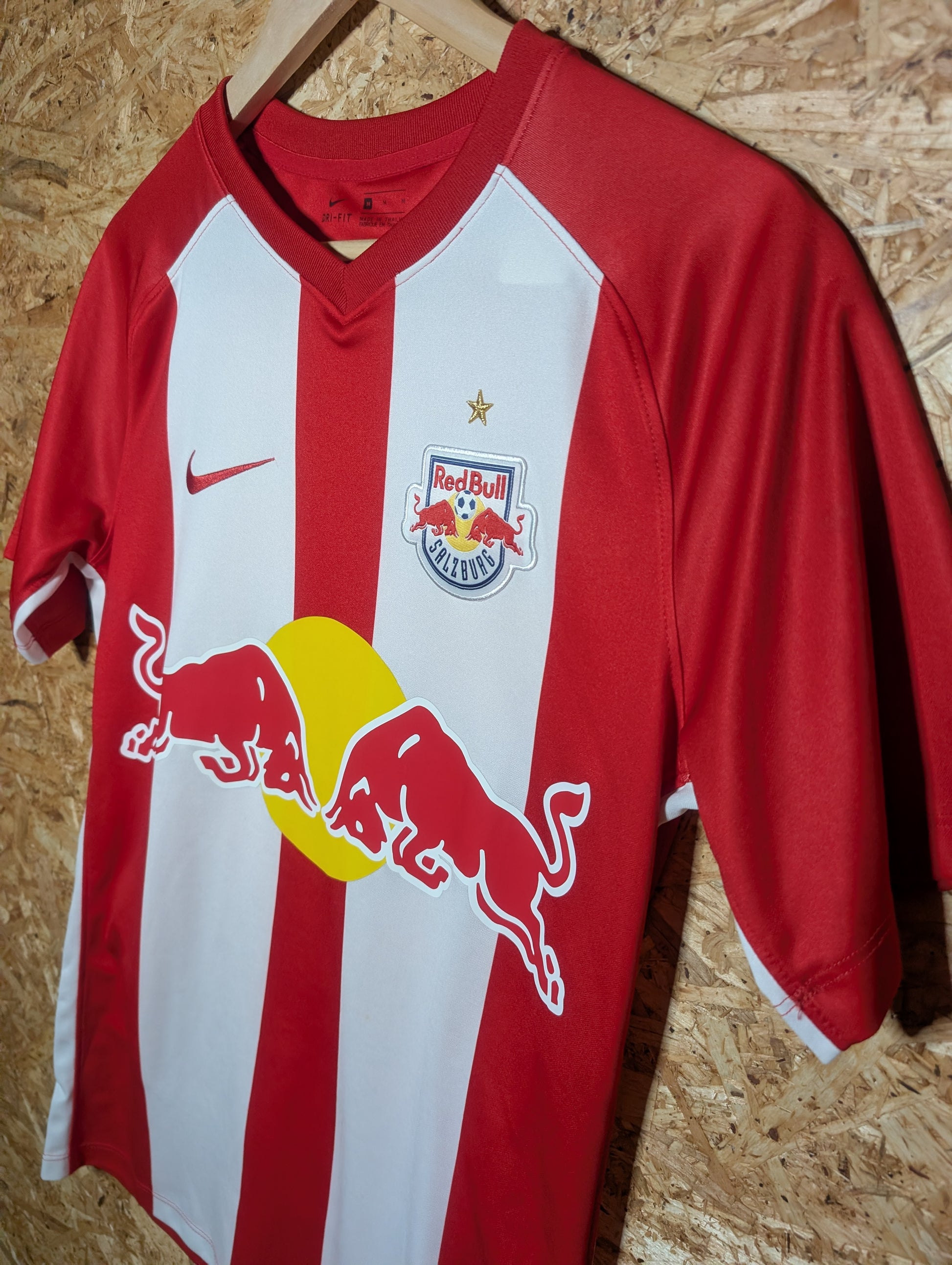 Authentic Red Bull Salzburg 2019 Nike Home Football Shirt 'Haaland 30' (Image 4)