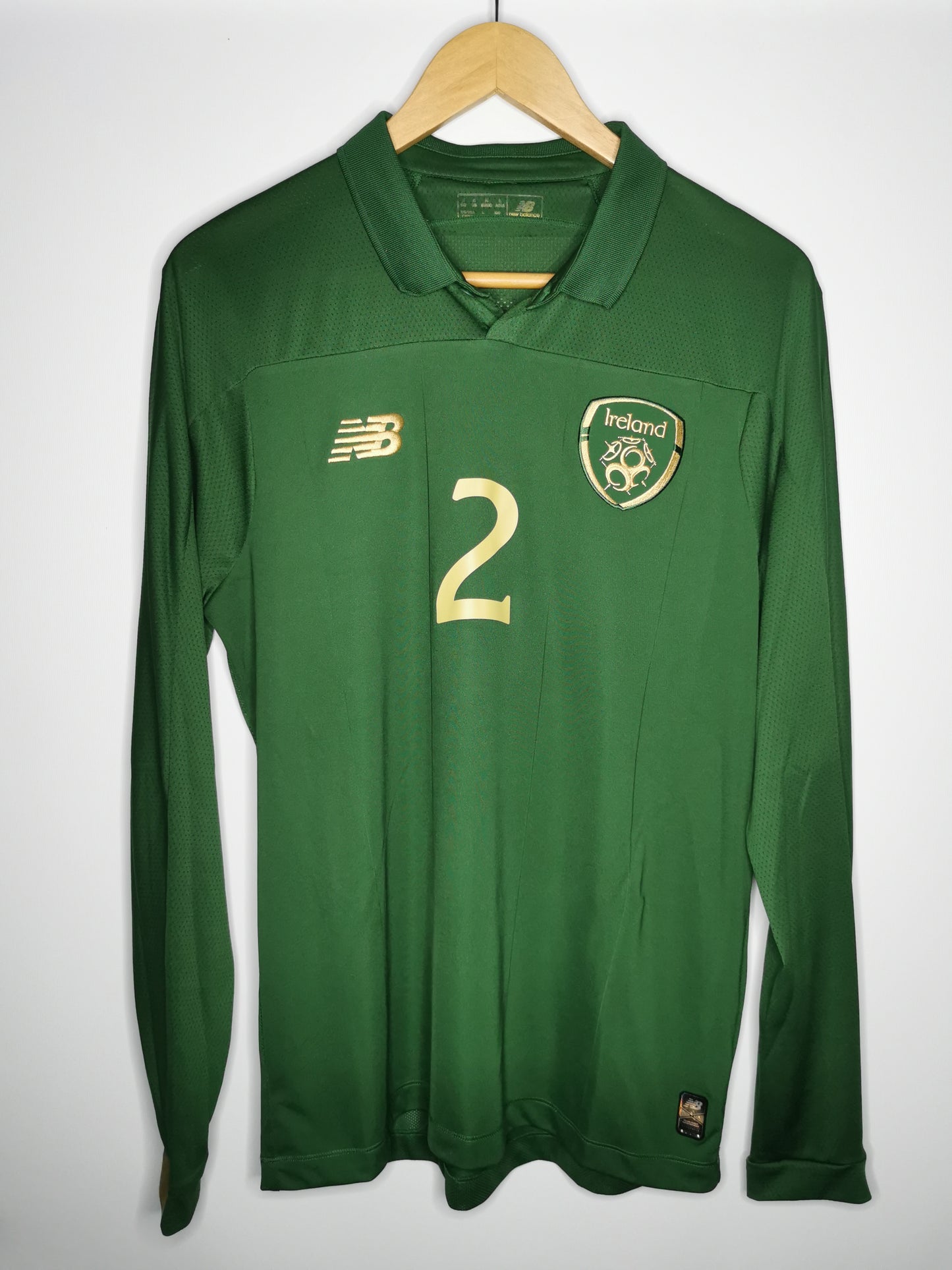 2019 Ireland Home Long Sleeve Player Spec 'Coleman 2', Medium