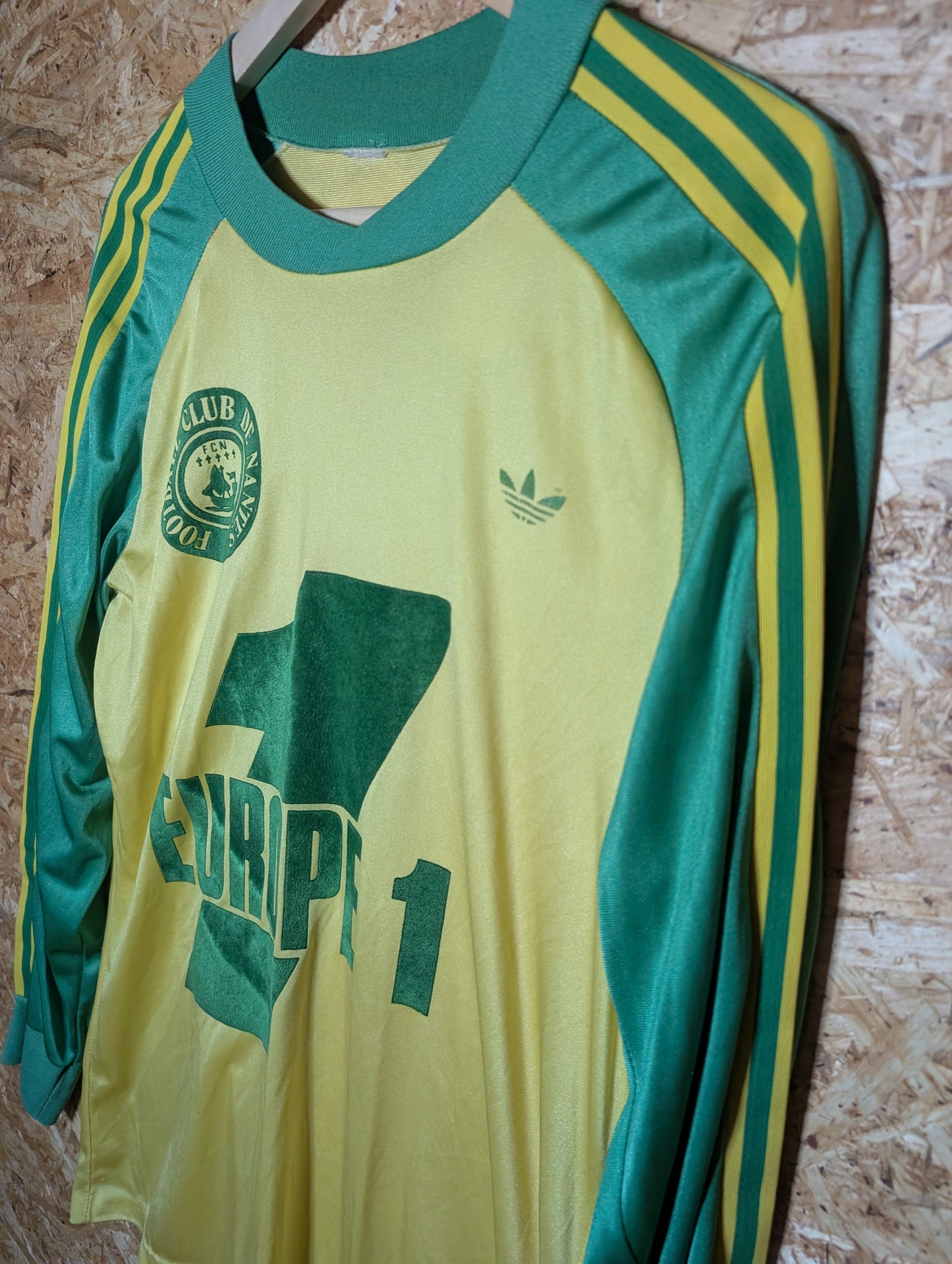 Authentic Nantes 1978 Adidas Long Sleeve Home Football Shirt, Large (Image 4)