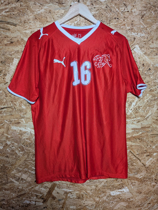 2008 Switzerland Home Match Issued & Signed 'Barnetta 20'