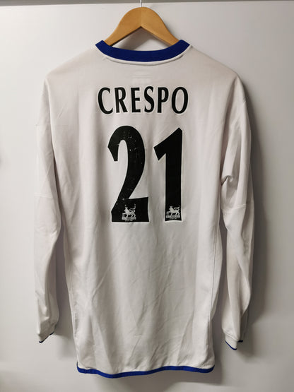 2003 Chelsea Away Long Sleeve 'Crespo 21', Medium