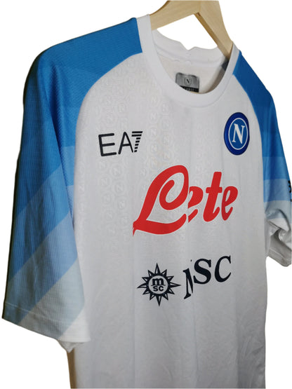 2022 Napoli Away Player Spec 'Kvaratskhelia 77', X Large (fits Large)