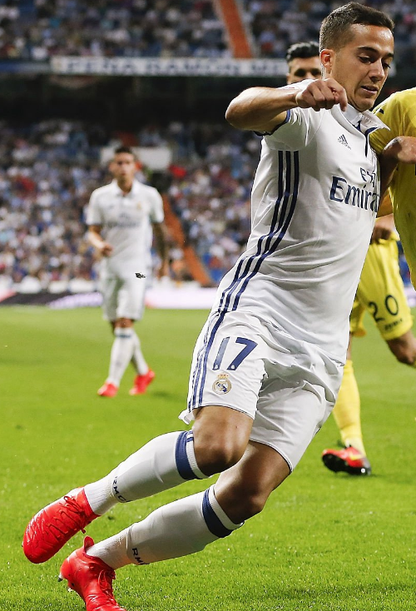 2016 Real Madrid Home Match Worn 'Vazquez 17' vs Villarreal