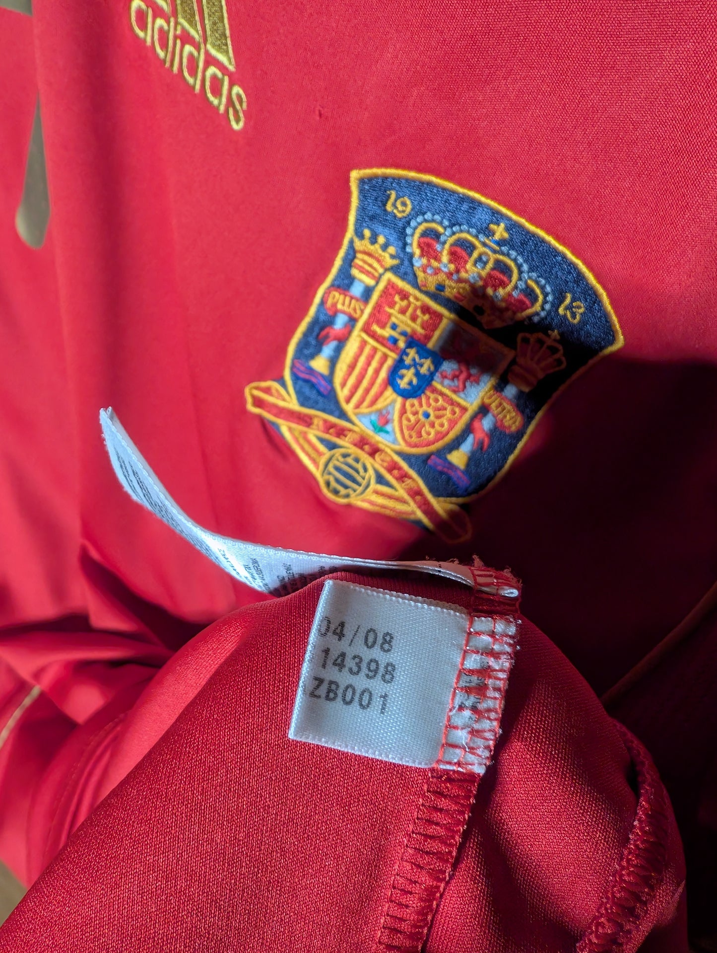 Authentic Spain 2008 Adidas Home 'David Villa 7' Authentic Football Shirt - Image 5