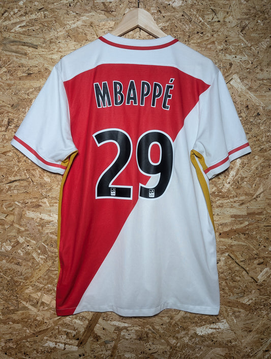 Authentic Monaco 2015 Nike Home Football Shirt 'Mbappé 29', Large (Image 2)