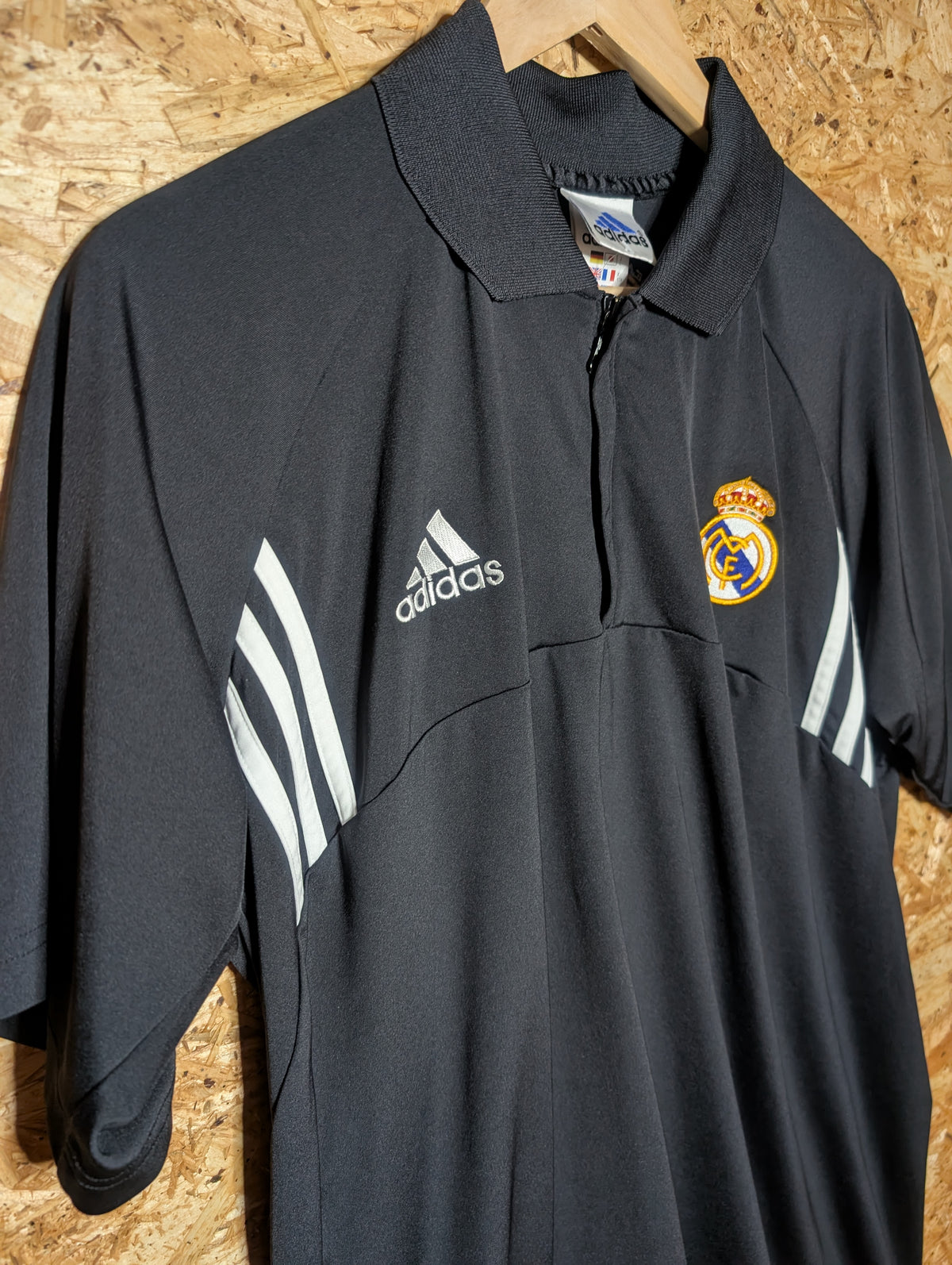 Authentic Real Madrid 2001 Adidas Centenary Football Polo Shirt, Medium (Image 3)