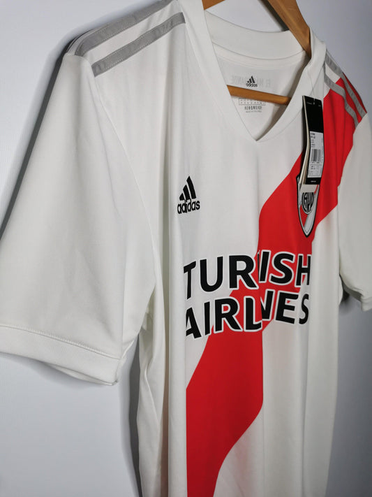 Authentic River Plate 2020 Adidas Home Short Sleeve Football Shirt (Image 2)