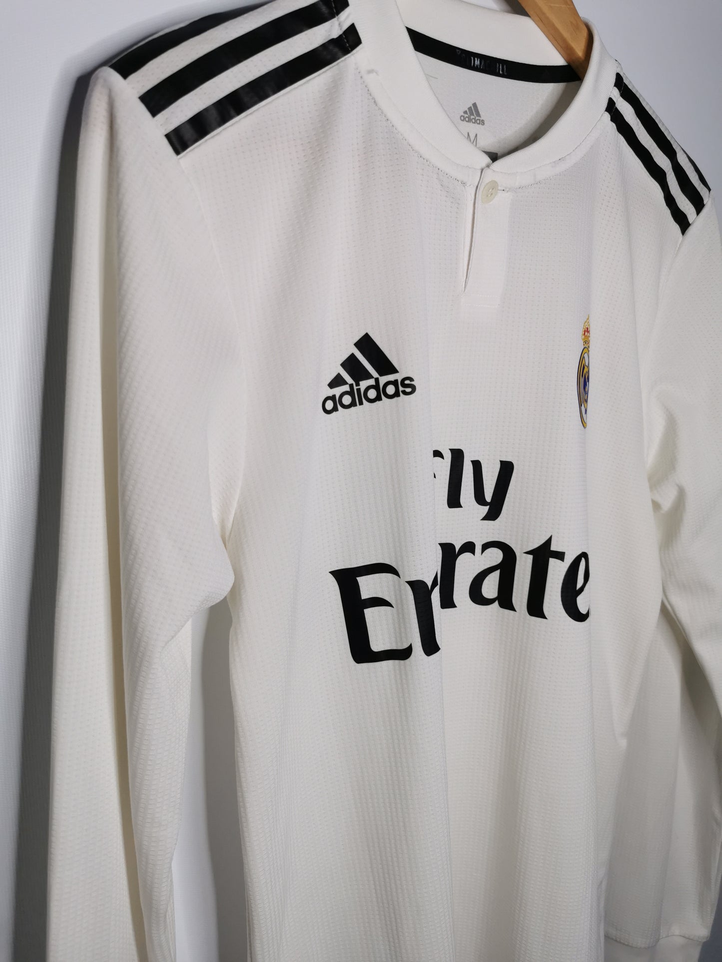 2018 Real Madrid Long Sleeve Player Spec 'Benzema 9', Medium