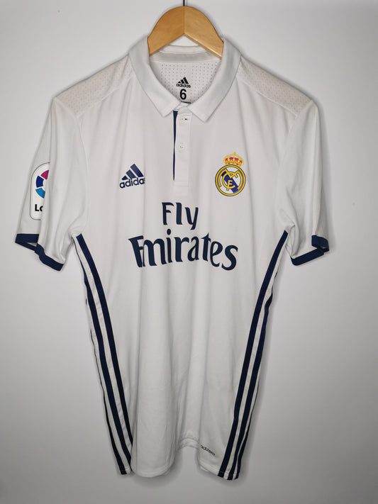 2016 Real Madrid Home Match Worn 'Vazquez 17' vs Villarreal