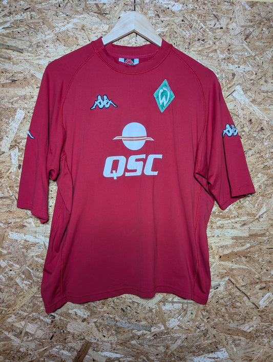 Authentic Werder Bremen 2000 Kappa Red Third Football Shirt, XL (Image 1)