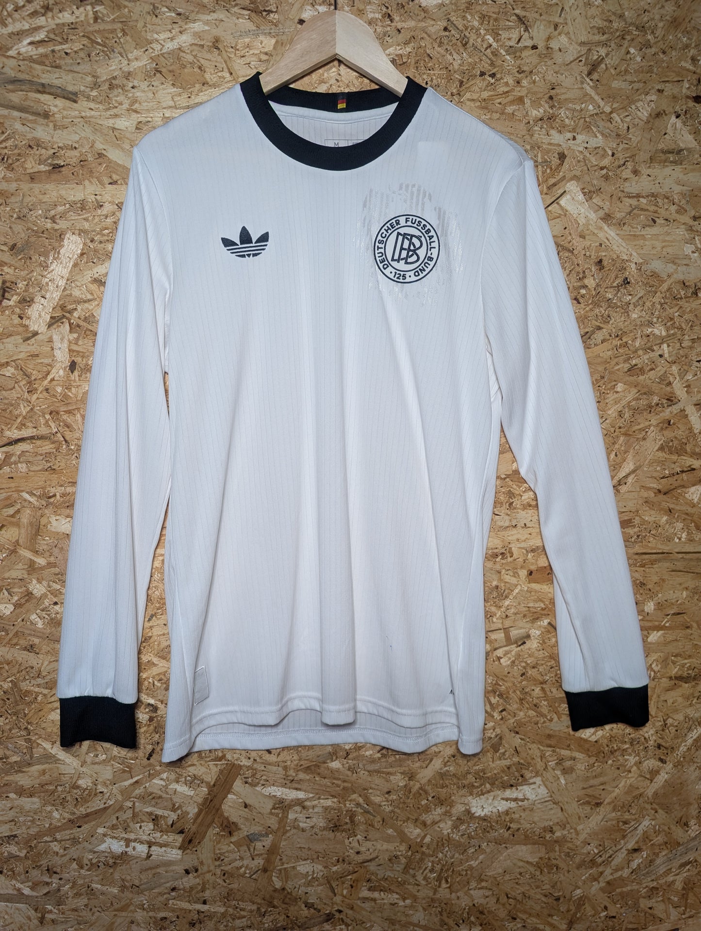 Authentic Germany 2025 Adidas Home Long Sleeve Authentic Football Shirt - Image 1