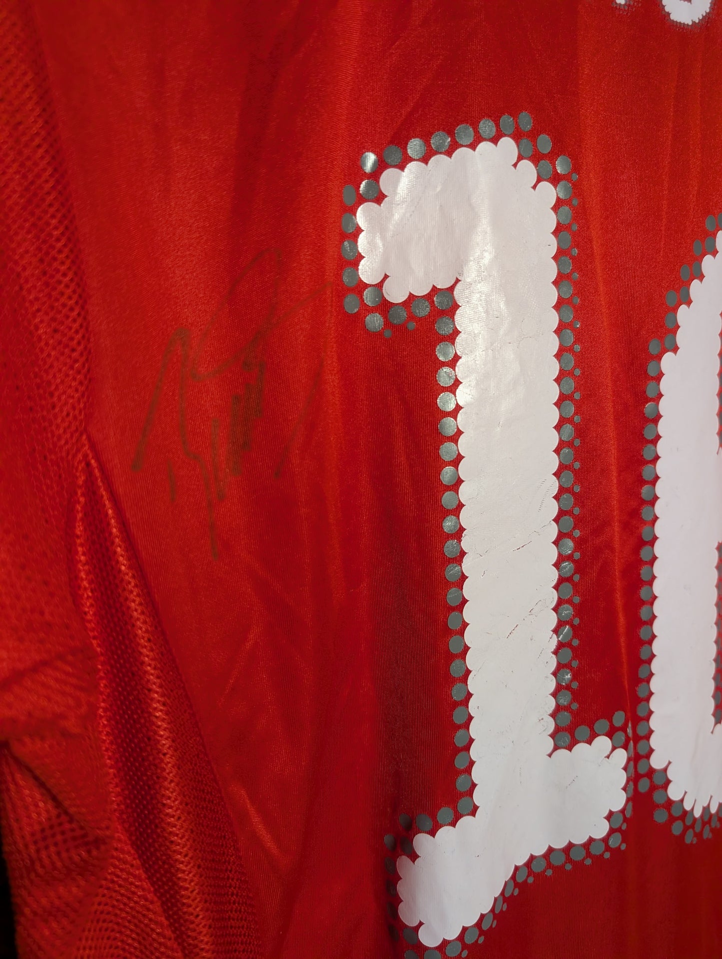 2008 Switzerland Home Match Issued & Signed 'Barnetta 20'