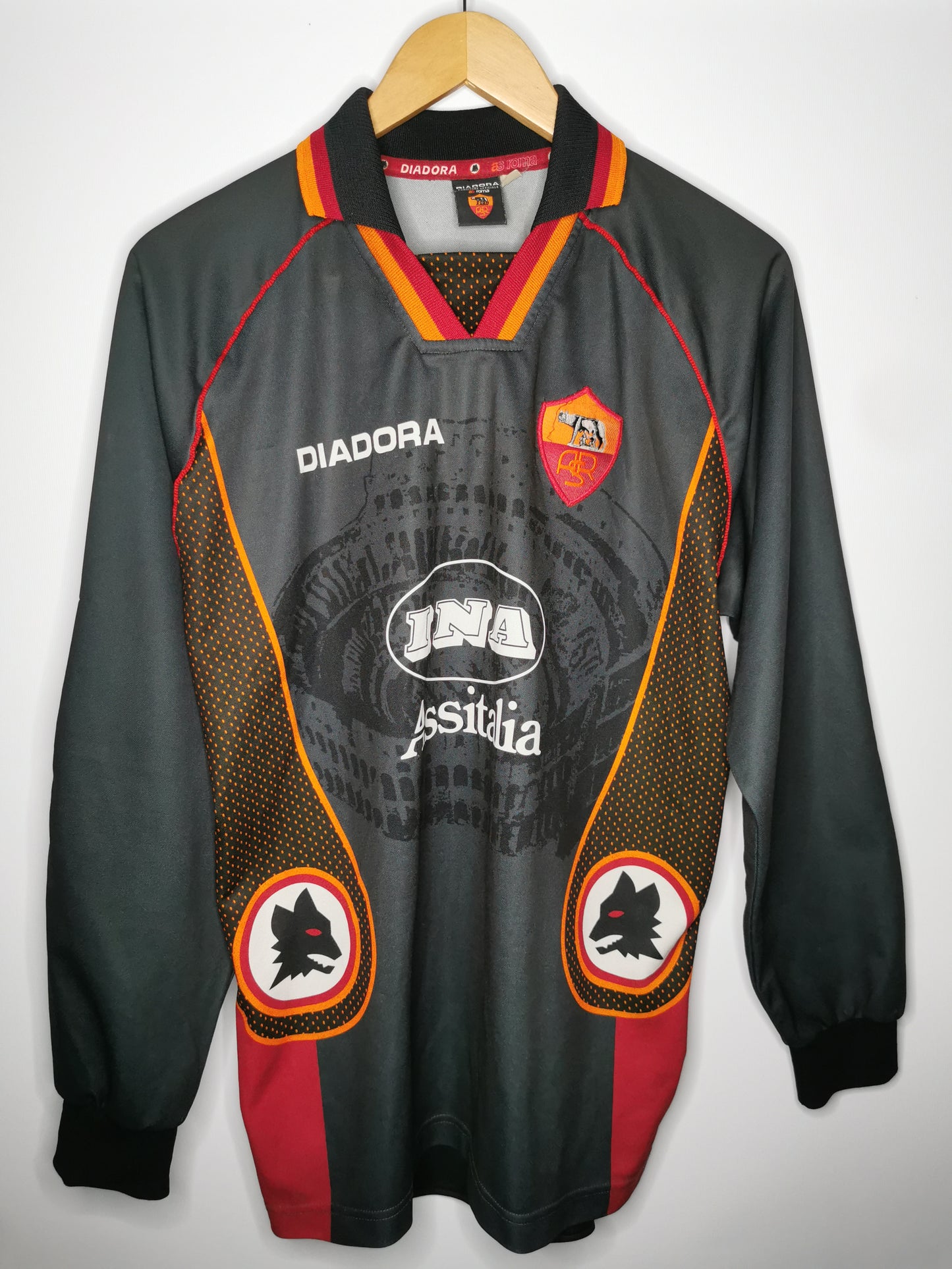 1997 Roma Goalkeeper Long Sleeve '#1', Medium