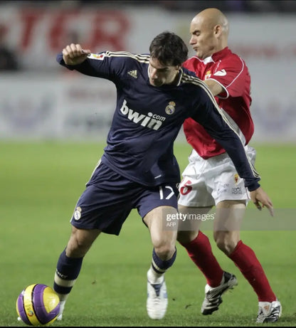 2007 Real Madrid Away Long Sleeve Match Worn 'v. Nistelrooy 17' vs Real Murcia